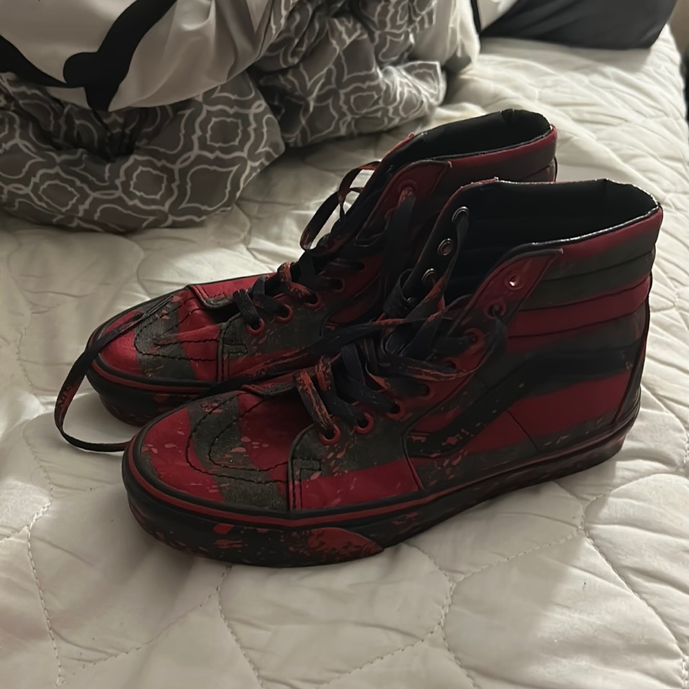 Freddy Krueger High Top Vans